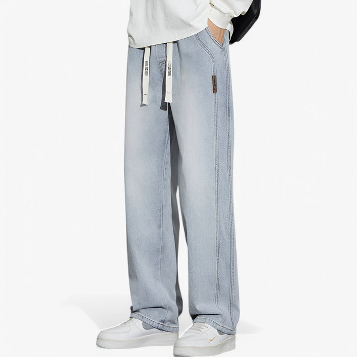 MEELANO Roque | Herre Wide Leg Jeans med Brede Ben - Løse Cowboybukser & Wide Fit Denim