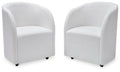 Rowanbeck Ivory Dining UPH Arm Chair (Priced Per Item, Must Order 2, 4, 6, or 8) - Brand New