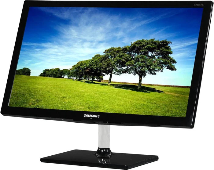 SAMSUNG S24C570HL GRADE A 23.6" Standard Black Monitor Renewed