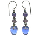 Owen Glass Collection Watercolors 28 earrings featuring colorful watercolor-inspired design with gold accents.