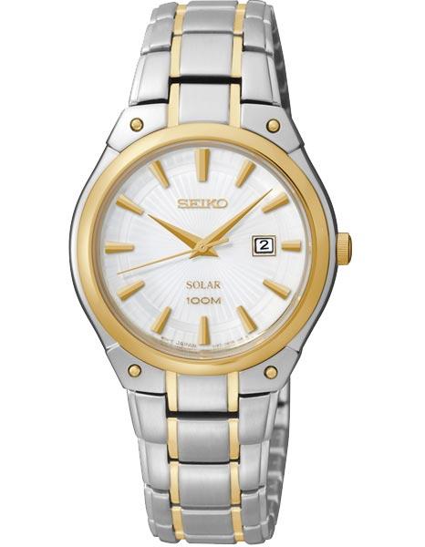 Seiko Ladies Solar Dress Watch - White Sunray Dial - Two-Toned - SUT128_9588ef0f-afa6-4d1b-9e34-34c06e8b5ae1