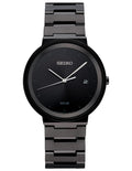 Seiko Mens Solar Essentials - Black Plated Stainless Steel - Black Dial - Date - SNE481_ac27b4be-e563-42ef-b786-fa19b14c72e6