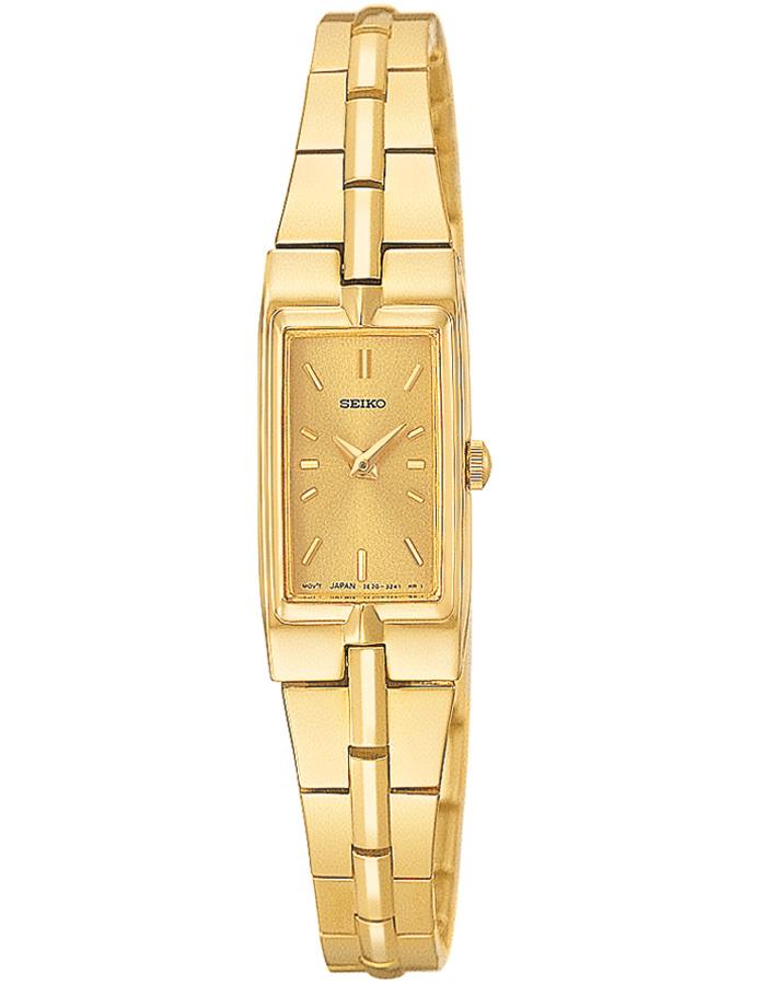 Seiko Solar Ladies Dress Watch - Champagne Dial - Bangle-Style - Gold-Tone - SUP276_20969e06-4e11-4cbf-ad01-62431f83cee1