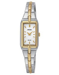 Seiko Solar Ladies Dress Watch - White Dial - Bangle-Style - Two-Tone - SUP272_f1c86ed0-1024-4b41-b2cb-c80c943e300c