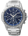 Seiko Solar Mens Alarm Chronograph - Blue Dial - Steel Case & Bracelet - Date - SSC141_6b4c93cb-9cf0-4c3c-a5f7-ad6eb7d2a521