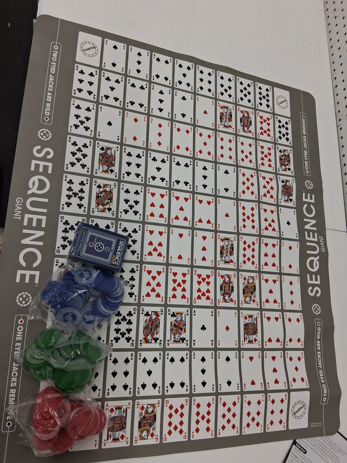 Sequence Giant Jumbo Individual r LOT Game Replacements Pick Cards Chips Mat NEW - Brand New