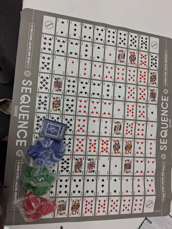 Sequence Giant Jumbo Individual r LOT Game Replacements Pick Cards Chips Mat NEW - Brand New