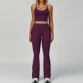 9238 Tank Top + 9238 Flare Pants - Purple Grape / S