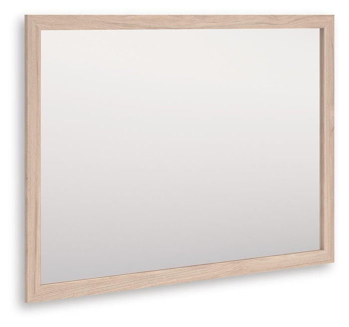 Shapella Tan Bedroom Mirror