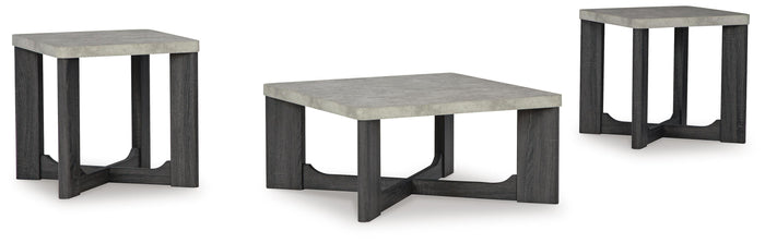 Sharstorm Two-tone Gray Occasional Table Set (3/CN) - Brand New