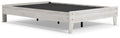 Shawburn Whitewash Full Platform Bed - Brand New
