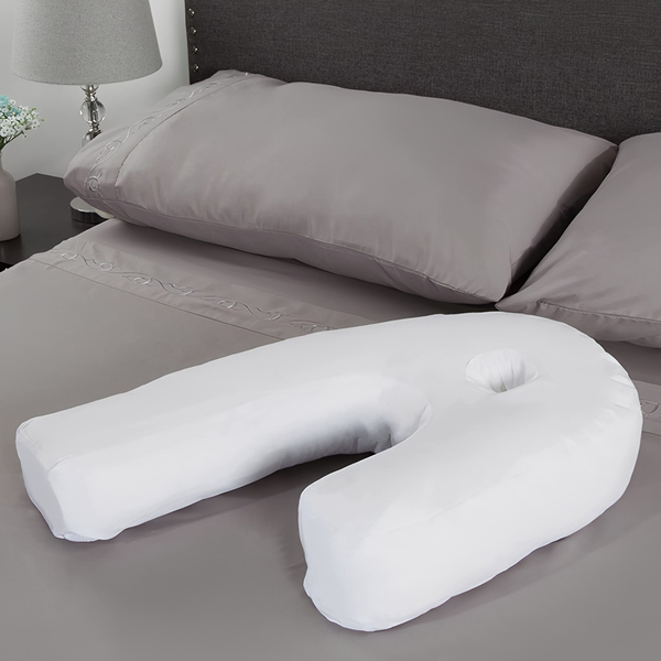 MEELANO Sidepude Ørehul Plys Polyester Holder Ryggen Ret Sidesovere