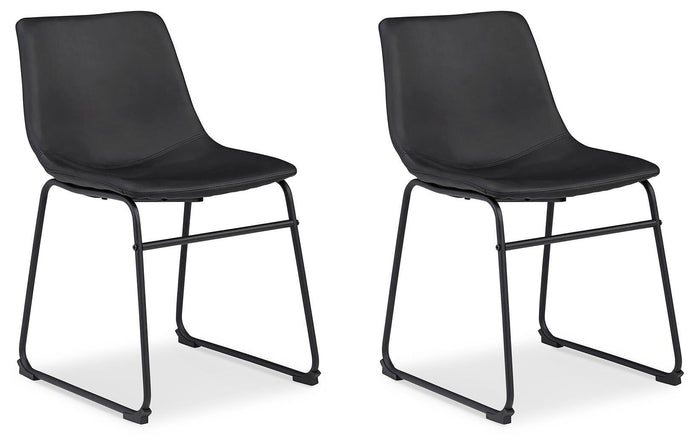 Signature Design Black Dining UPH Side Chair (2/CN)