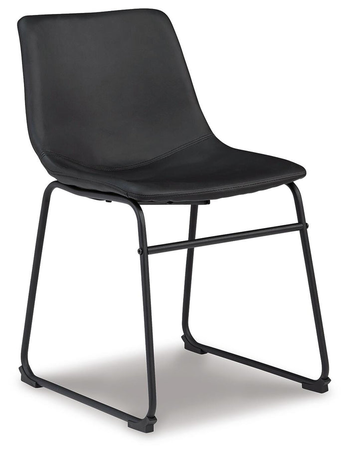 Signature Design Black Dining UPH Side Chair (2/CN)
