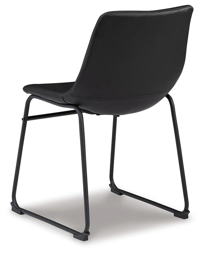 Signature Design Black Dining UPH Side Chair (2/CN)