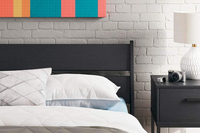Signature Design Black Full Panel Headboard