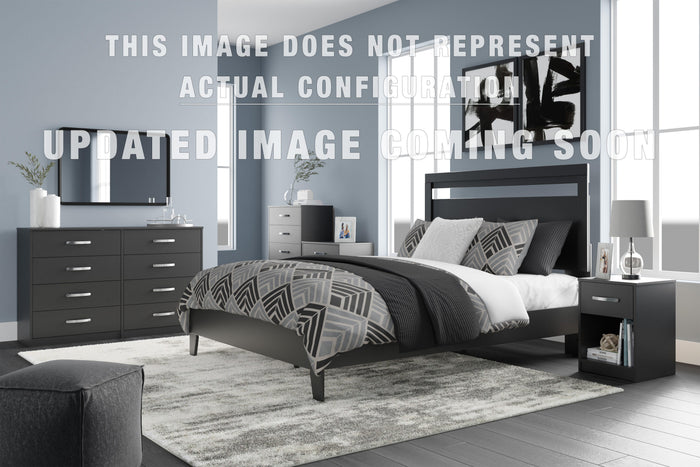 Signature Design Black Queen Panel Headboard
