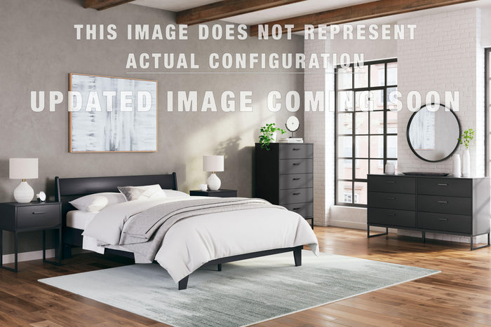 Signature Design Black Queen Panel Platform Bed
