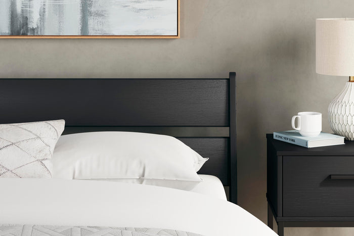 Signature Design Black Queen Panel Platform Bed