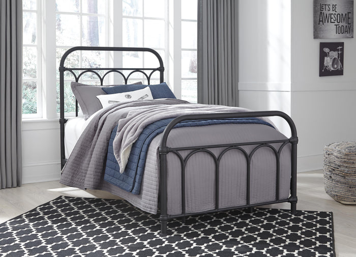 Signature Design Black Twin Metal HDBD/FTBD/Rails