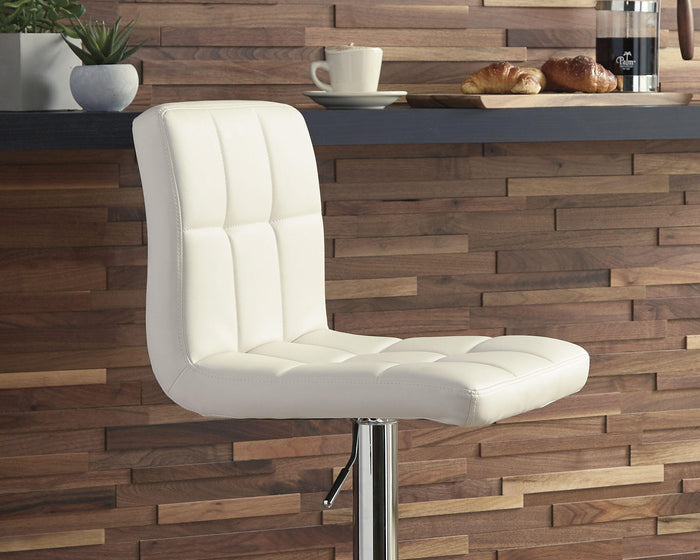 Signature Design Bone Tall UPH Swivel Barstool(2/CN)
