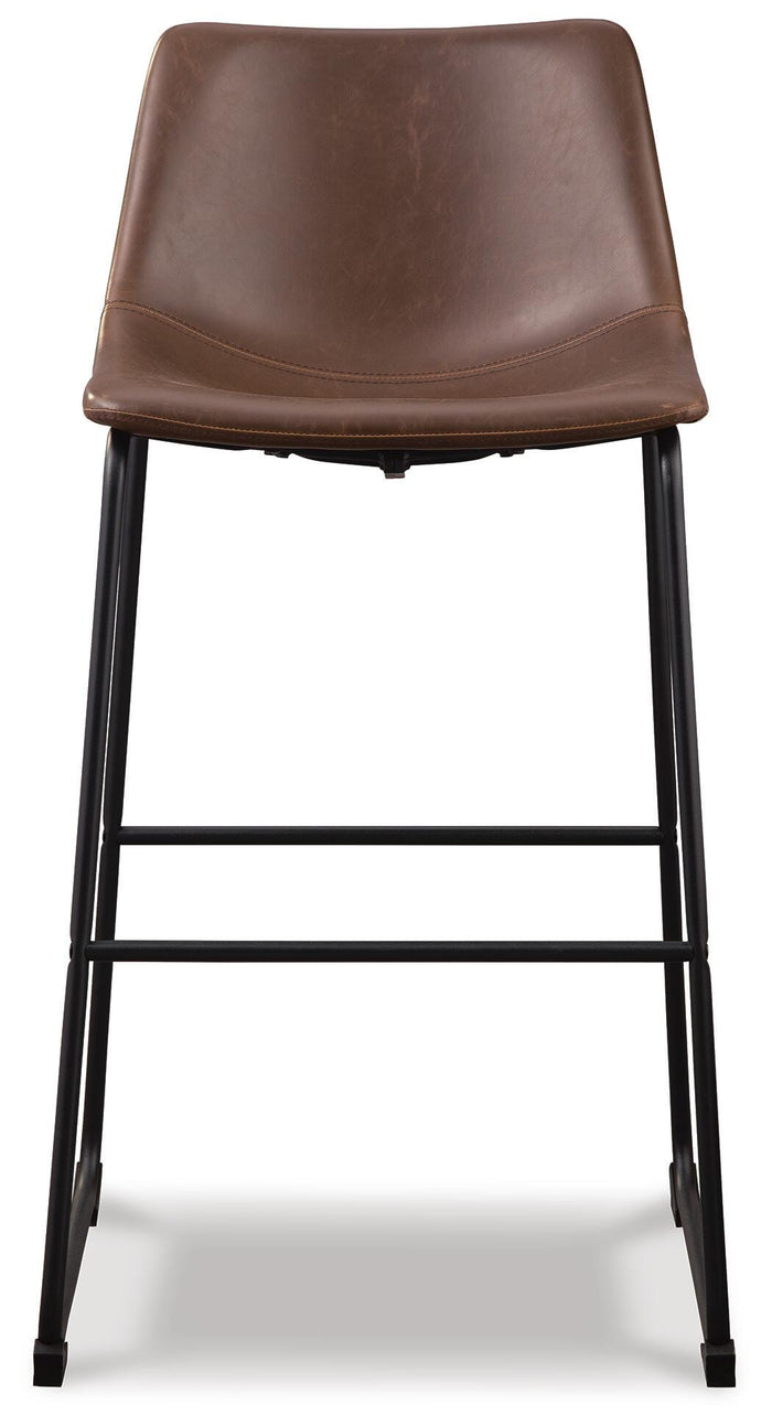 Signature Design Brown Tall UPH Barstool (2/CN)
