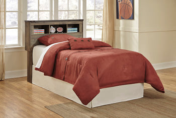 Signature Design Brown Twin Bookcase Headboard