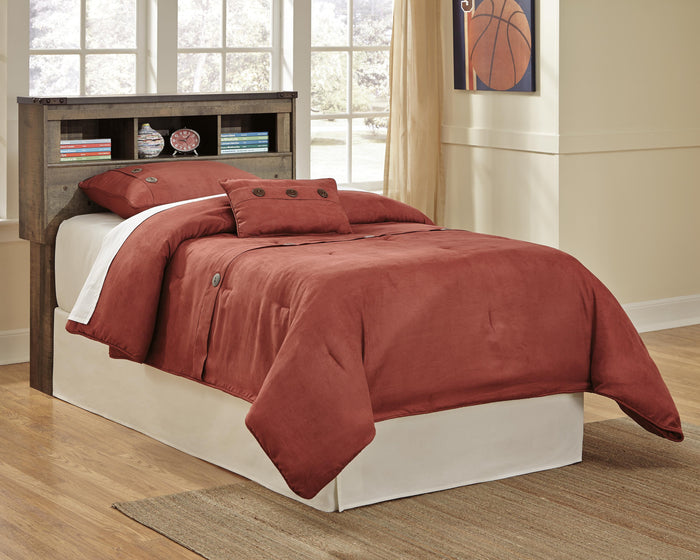 Signature Design Brown Twin Bookcase Headboard