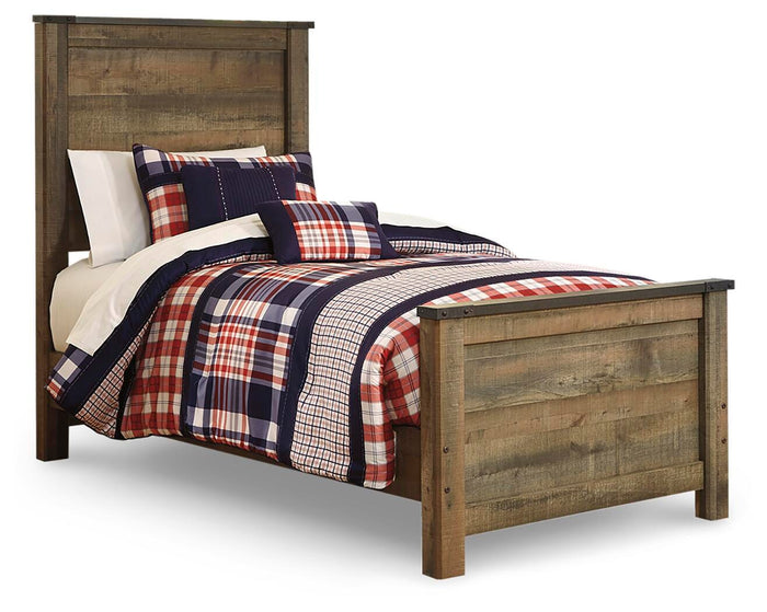 Signature Design Brown Twin Panel Bed