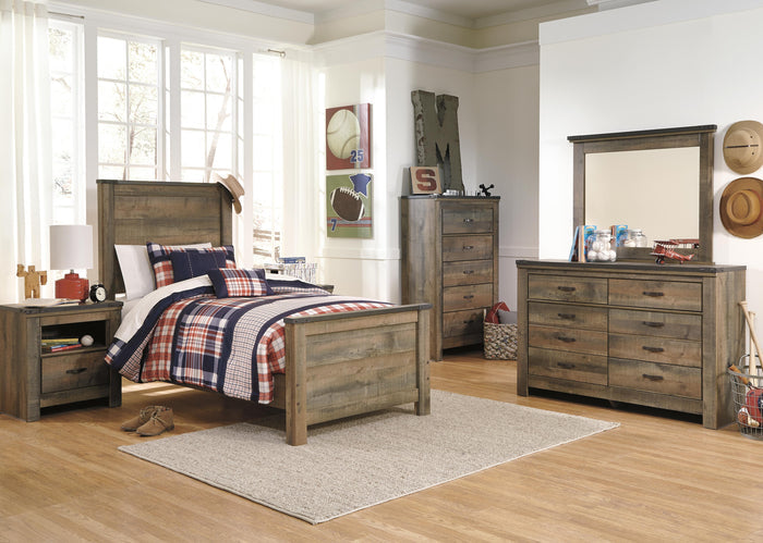 Signature Design Brown Twin Panel Headboard