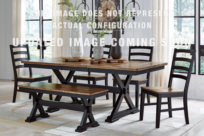 Signature Design Brown/Black Barstool (2/CN)