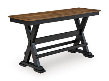Signature Design Brown/Black Large Counter DRM Bench
