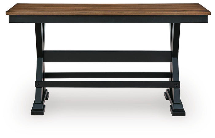 Signature Design Brown/Black Large Counter DRM Bench