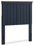 Signature Design Brown/Blue Twin Panel Headboard