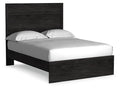 Signature Design Charcoal Full Panel Bed