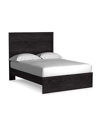 Signature Design Charcoal Full Panel Bed