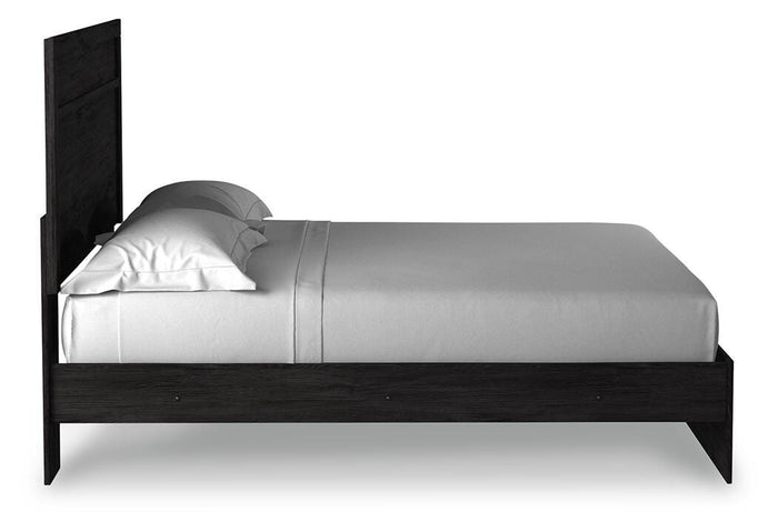 Signature Design Charcoal King Panel Bed