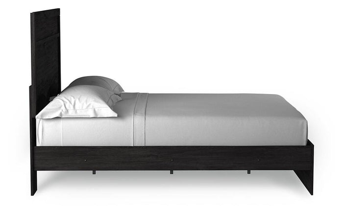 Signature Design Charcoal Queen Panel Bed