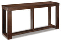 Signature Design Dark Brown Sofa Table