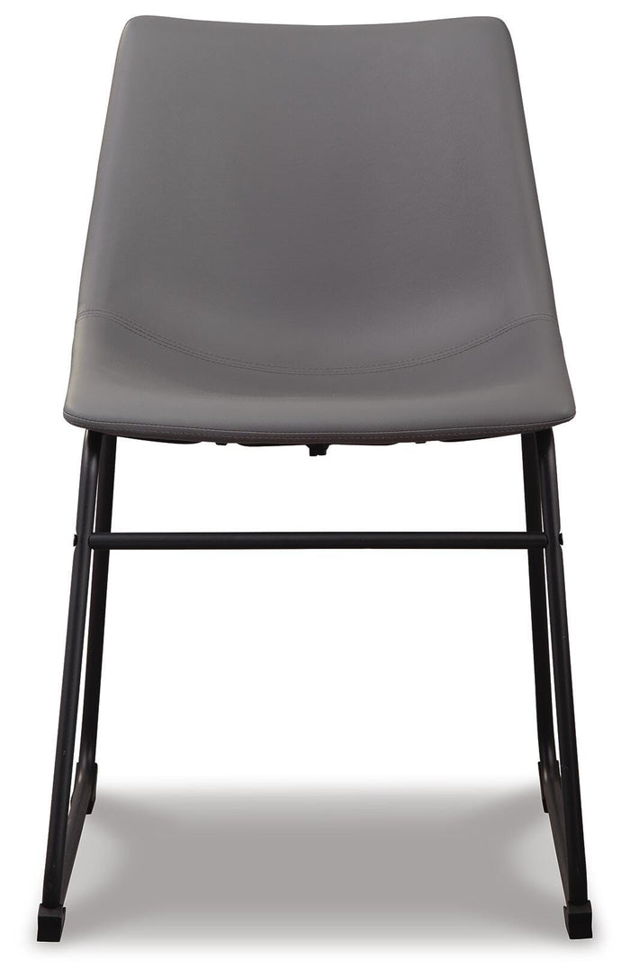 Signature Design Gray Dining UPH Side Chair (2/CN)
