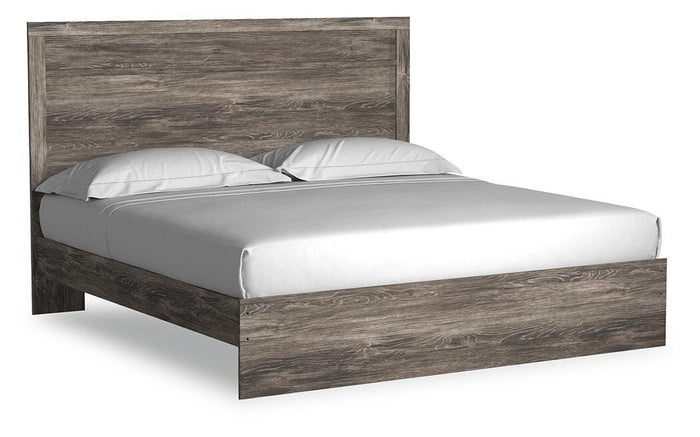 Signature Design Gray King Panel Bed