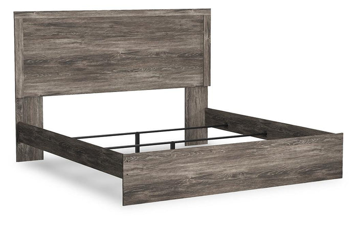 Signature Design Gray King Panel Bed