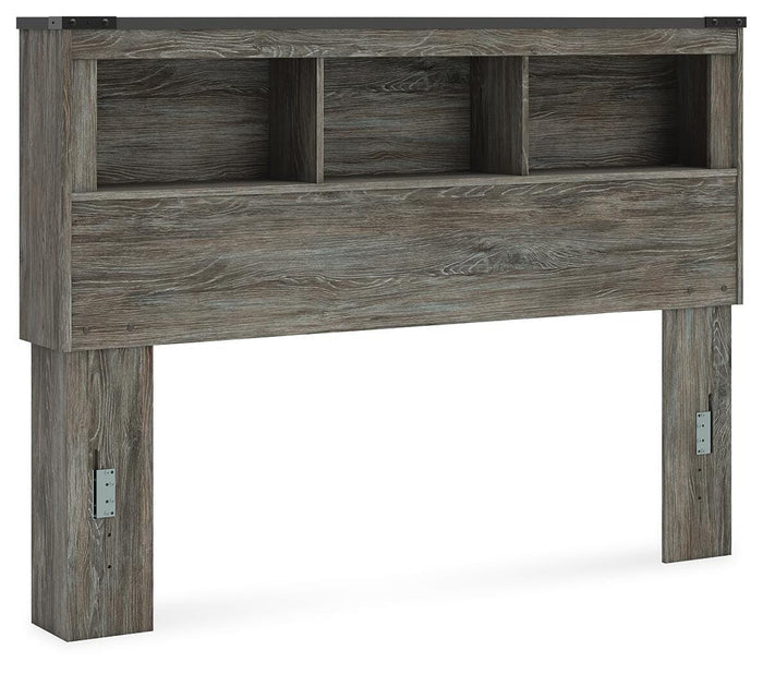 Signature Design Gray Queen Bookcase Headboard