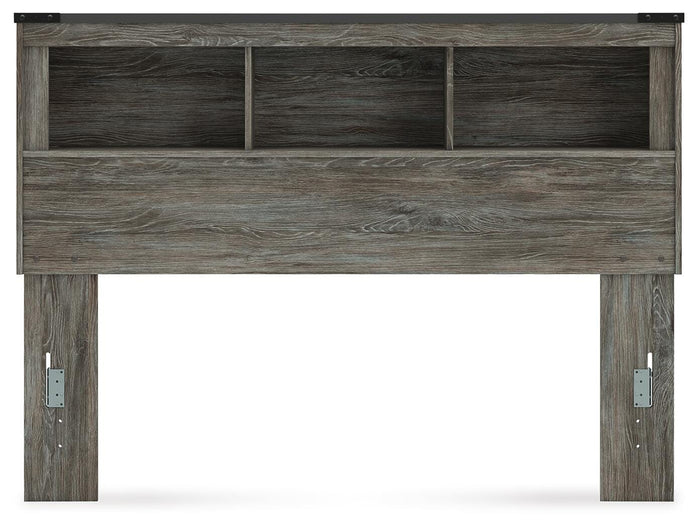 Signature Design Gray Queen Bookcase Headboard