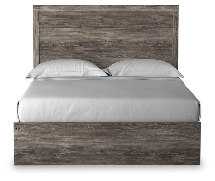 Signature Design Gray Queen Panel Bed