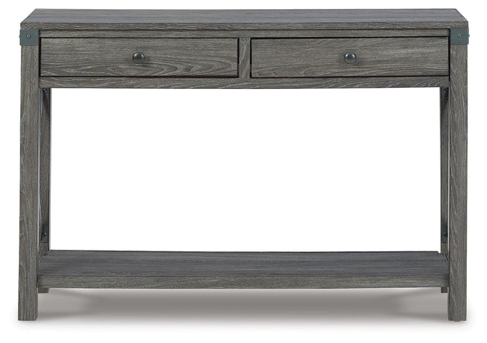 Signature Design Grayish Brown Console Sofa Table