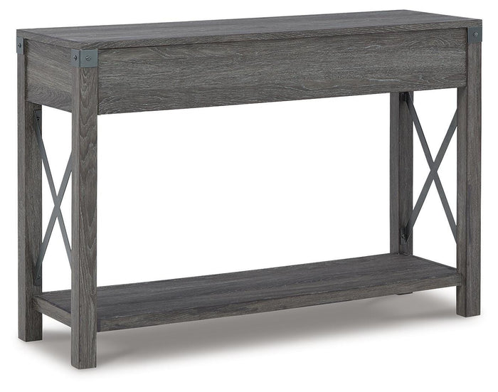 Signature Design Grayish Brown Console Sofa Table