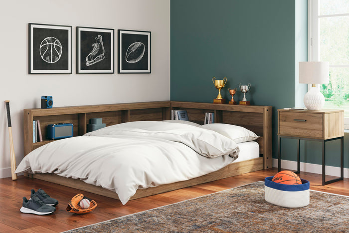 Signature Design Honey Full Bookcase Storage Bed