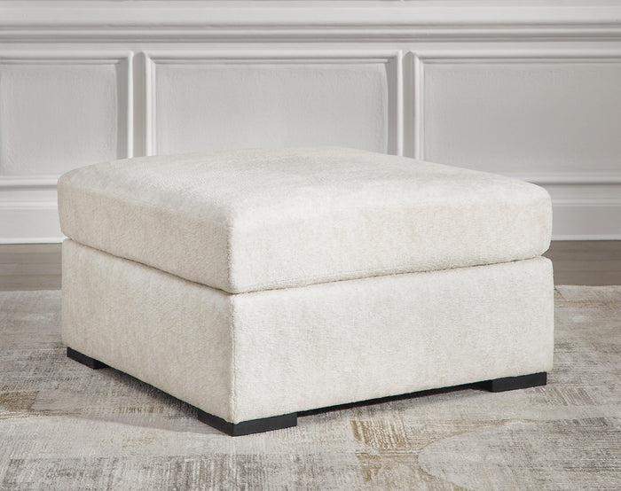 Signature Design Ivory Oversized Accent Ottoman