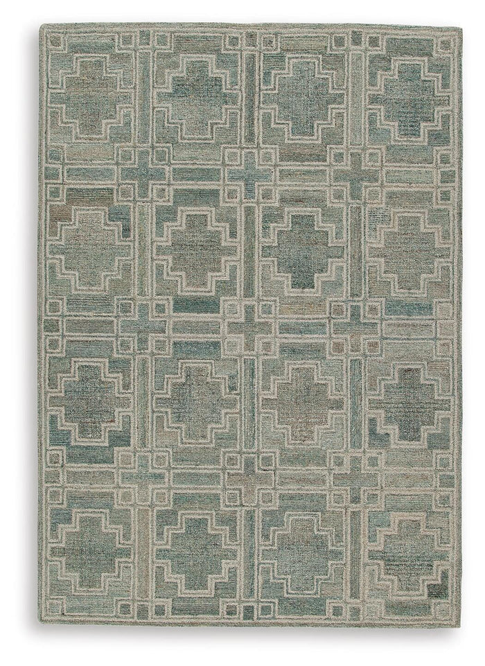 Signature Design Medium Rug 5.09 FT by 7.03 FT